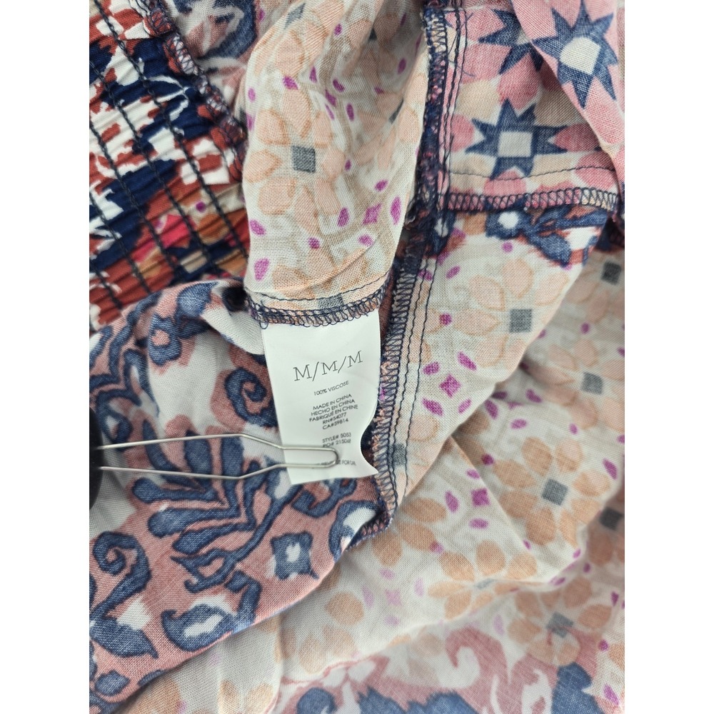 Cabi Isabel Patchwork Ruffle Multicolor Short Ski… - image 5